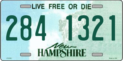 NH license plate 2841321