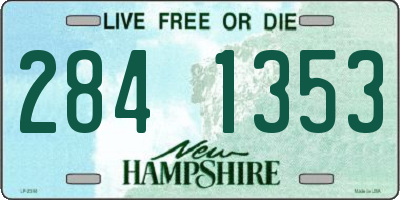 NH license plate 2841353