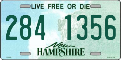 NH license plate 2841356