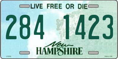 NH license plate 2841423