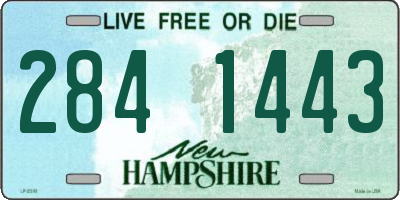 NH license plate 2841443