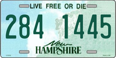 NH license plate 2841445