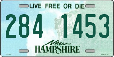 NH license plate 2841453