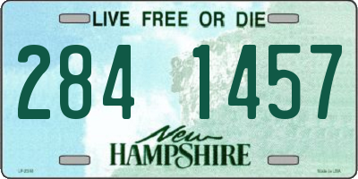 NH license plate 2841457