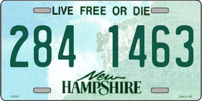 NH license plate 2841463