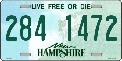NH license plate 2841472