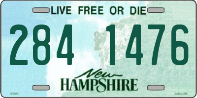 NH license plate 2841476