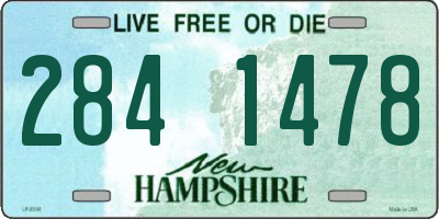 NH license plate 2841478