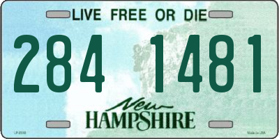 NH license plate 2841481