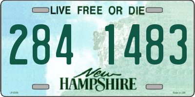 NH license plate 2841483