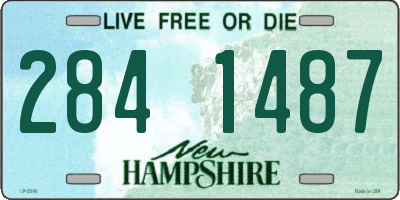 NH license plate 2841487