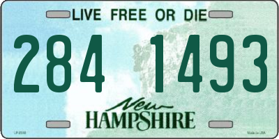NH license plate 2841493