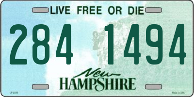 NH license plate 2841494