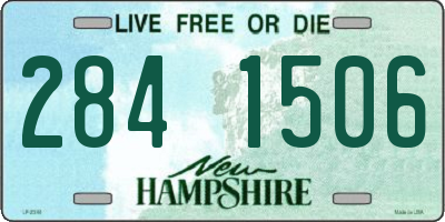 NH license plate 2841506