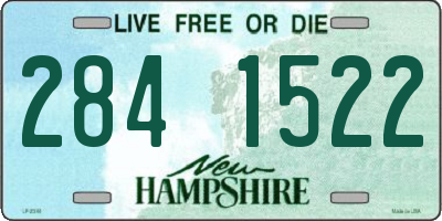 NH license plate 2841522