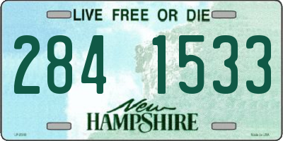 NH license plate 2841533