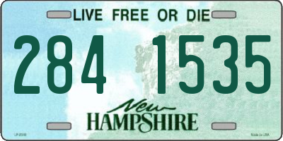 NH license plate 2841535