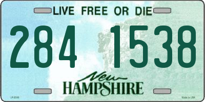 NH license plate 2841538