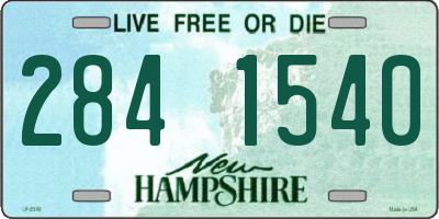 NH license plate 2841540