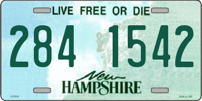 NH license plate 2841542