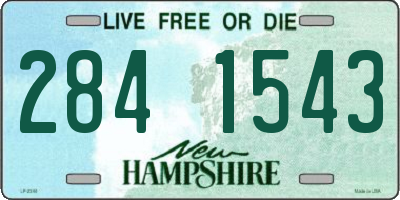 NH license plate 2841543