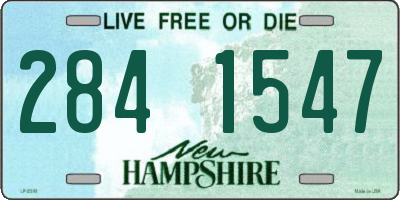 NH license plate 2841547