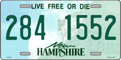 NH license plate 2841552