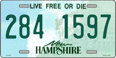 NH license plate 2841597