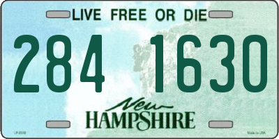 NH license plate 2841630