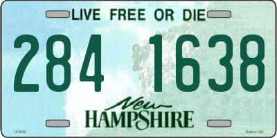 NH license plate 2841638