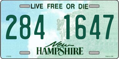 NH license plate 2841647