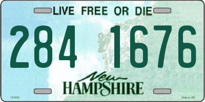 NH license plate 2841676