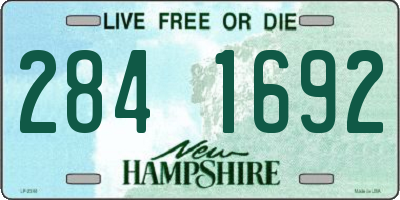 NH license plate 2841692