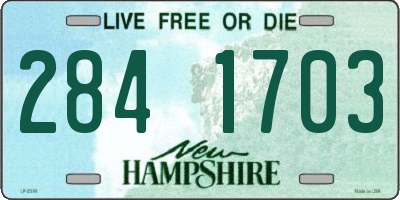 NH license plate 2841703