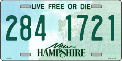 NH license plate 2841721