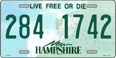 NH license plate 2841742