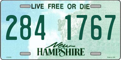 NH license plate 2841767