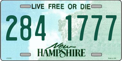 NH license plate 2841777