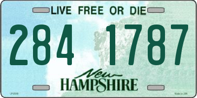 NH license plate 2841787