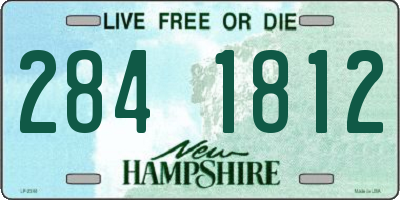 NH license plate 2841812