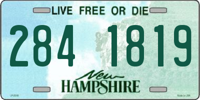 NH license plate 2841819