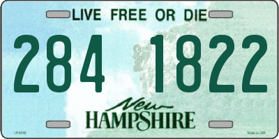 NH license plate 2841822