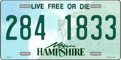 NH license plate 2841833