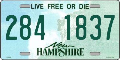 NH license plate 2841837