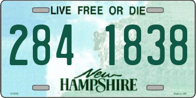 NH license plate 2841838