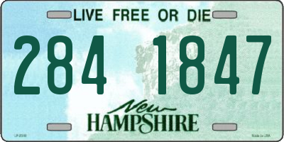 NH license plate 2841847