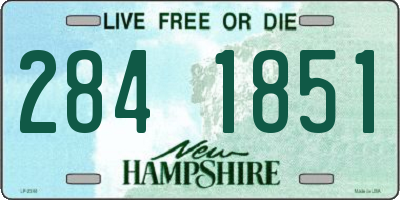 NH license plate 2841851