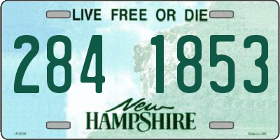 NH license plate 2841853