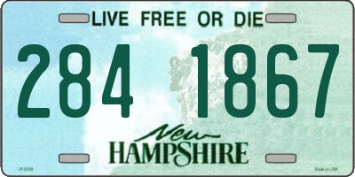 NH license plate 2841867