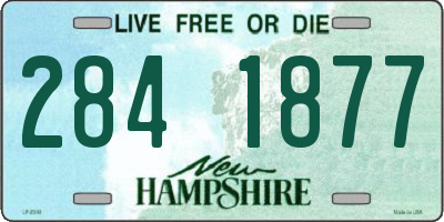 NH license plate 2841877